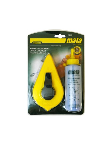 Linea trazadora con tiza azul (blister) as30 mota