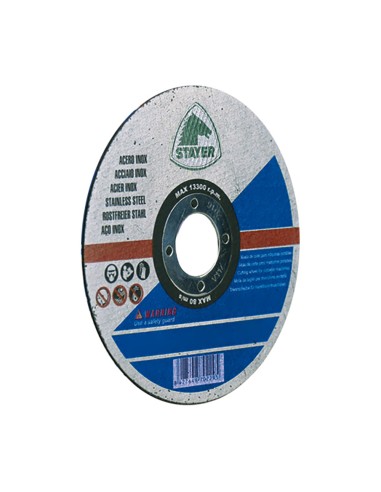 Disco extrafino inox standard, ø125x1x22,23 mm
