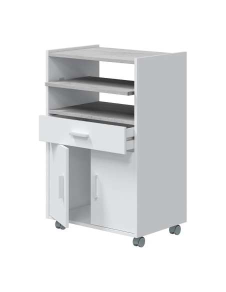 Mueble microondas 1cajón + 2puertas 59 x 40 x 92 cm tidy