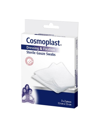 Gasas esterilizadas 6 uds (7,5 x 7,5)