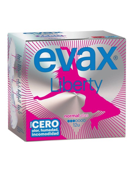 Compresas evax liberty normal alas 12