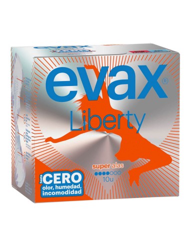 Compresas evax liberty super alas 10