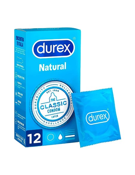 Preservativo durex natural 12 plus