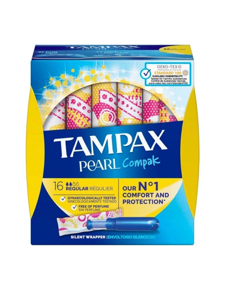 Tampon tampax pearl regular 16