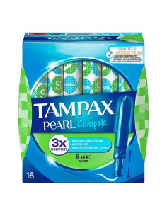 Tampon tampax pearl super 16