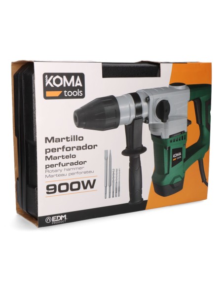 Martillo perforador 900w con maletín