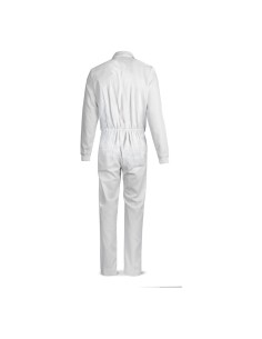 Mono trabajo en tejido tergal de 200 gramos con 4 bolsillos. t56. blanco 2