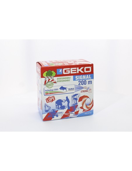 Cinta balizar 200m, ldpe, signal bio.