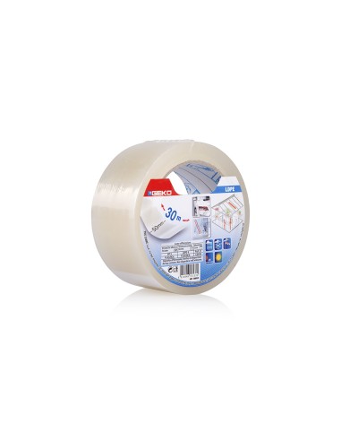 Cinta de embalar transparente 50mm x 30m, ldpe.