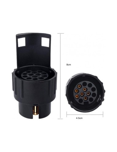 7conector remolque 13-7 pines 12v