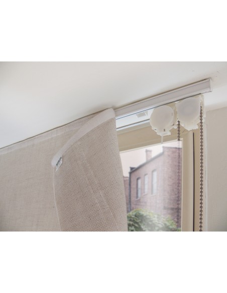 Cinta de gancho y bucle adhesiva, negra, 20 mm x 25 m