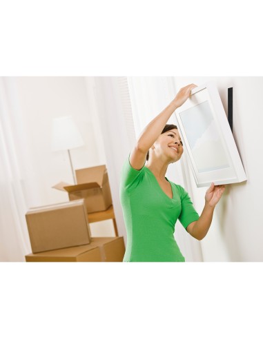 Cinta de gancho y bucle adhesiva, blanca, 20 mm...