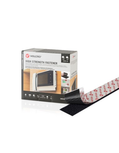 Cinta ultrafuerte adhesiva, negra, 50 mm x 5 m