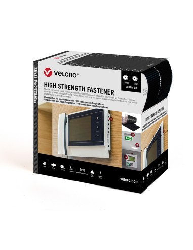 Cinta ultrafuerte adhesiva, negra, 50 mm x 5 m