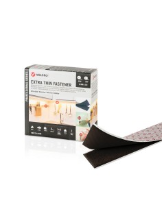 Cinta adhesiva extrafina, negra, 20 mm x 5 m