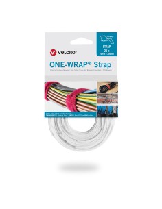 Brida one-wrap® strap, 20 x 200 mm, 25 uds, blanca 2