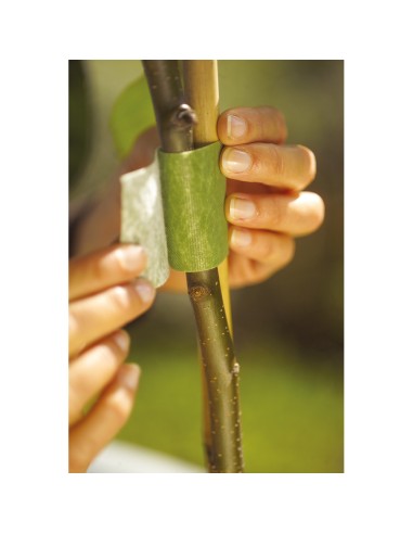 Velcro® cinta sujeción plantas, verde, 12 mm x 5 m