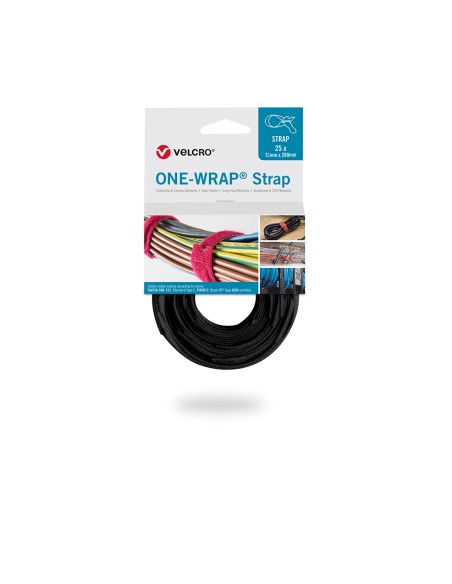 Brida one-wrap® strap, 13 x 200 mm, 25 uds, negra