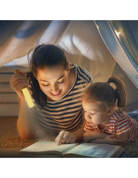 Lámpara de pared recargable led 1w 60 lm 3.000 k