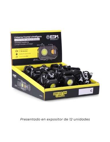 Linterna frontal ultraligera 250lm