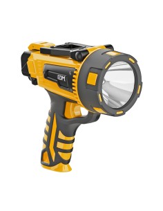 Foco de mano led 10w 1000/400lm/flash/sos 2x2200mah