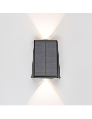 Aplique solar led 100lm 2w 3.000k