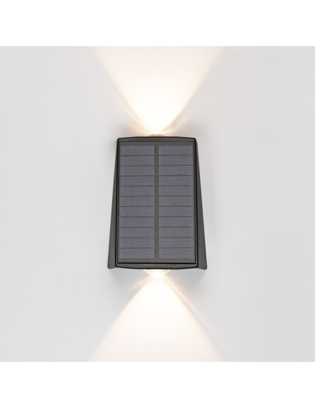 Aplique solar led 100lm 2w 3.000k