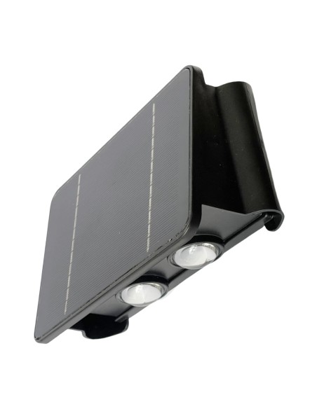 Aplique solar led 200lm 4w 3.000k