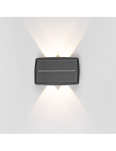 Aplique solar led 200lm 4w 3.000k