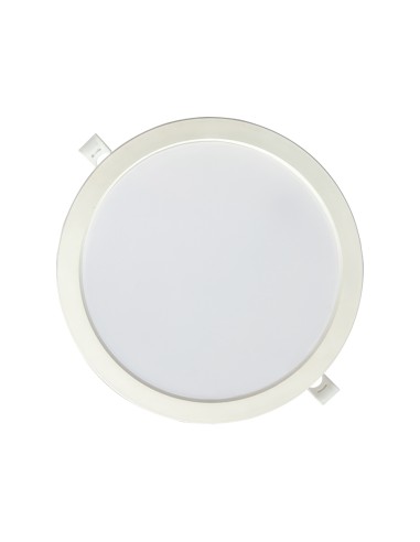 Pack 3 downlights led 18 w luz fría 6400 k