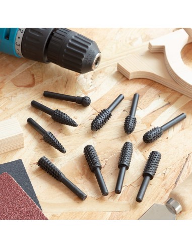 Set de fresas para taladro 10 u