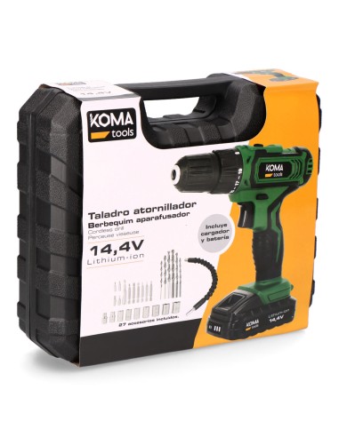 Taladro atornillador maletín 14,4 v