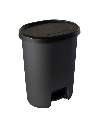 Cubo con pedal lynea greenloop gris antracita 27 l