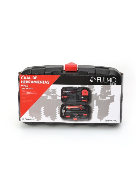 Maletín de herramientas de 9 piezas
