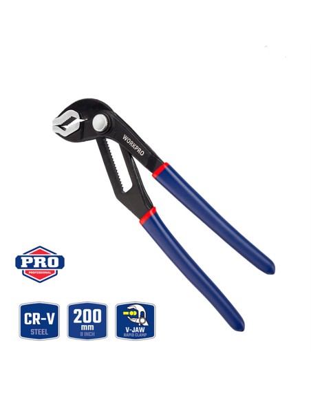Alicates pico de loro ajuste rápido 200 mm