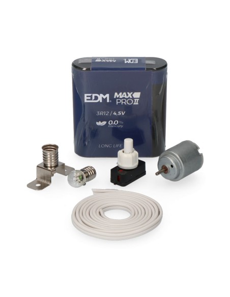 Kit manualidades con motor. referencias que contiene: 45007 + 11201 + 38506 + 44022 + 36511+ 02002 edm