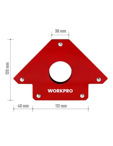 Escuadra magnética de soldadura 125 mm
