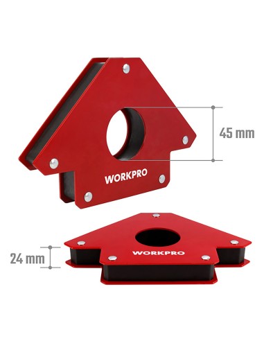 Escuadra magnética de soldadura 125 mm