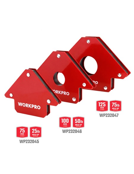 Escuadra magnética de soldadura 125 mm