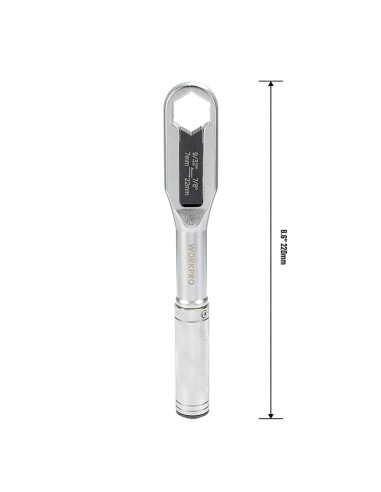 Llave ajustable universal 7 - 22 mm, métrica y sae