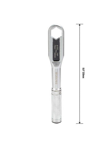 Llave ajustable universal 7 - 22 mm, métrica y sae