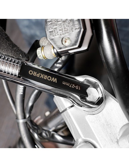 Llave ajustable universal 5 - 27mm, métrica y sae