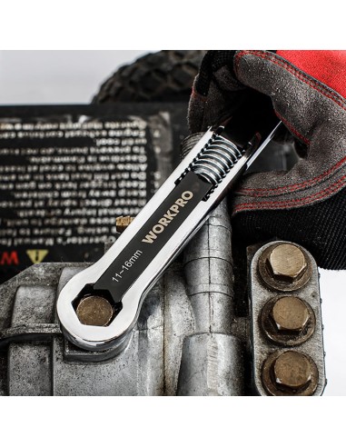 Llave ajustable universal 5 - 16 mm, métrica y sae