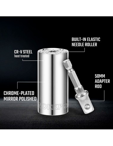 Vaso universal 3/8" 7-19 mm