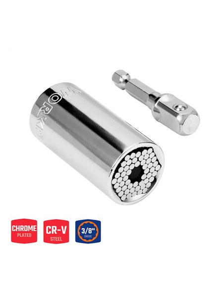 Vaso universal 3/8" 7-19 mm