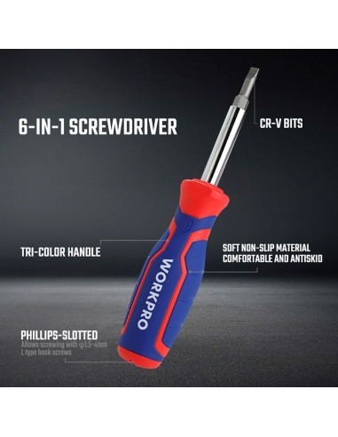 Destornillador 6 en 1