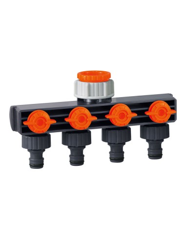 Distribuidor de 4 vías 3/4"