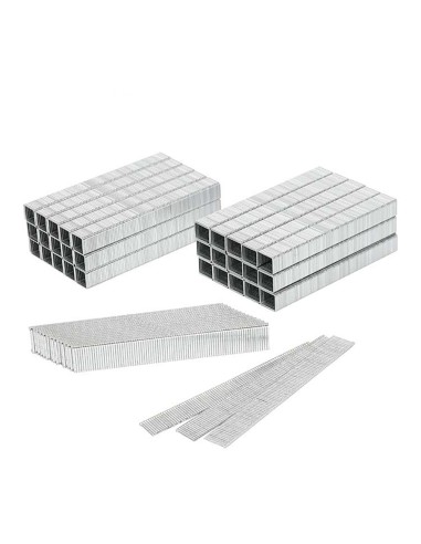 Grapas variadas, 20ga t50 10 mm, 12mm + clavos 18ga f 15 mm, 7500 uds