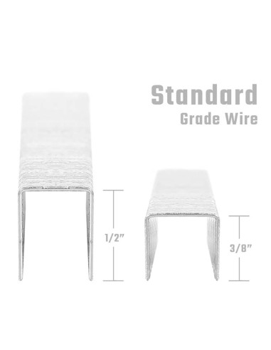 Grapas variadas, 20ga t50 10 mm, 12mm + clavos...