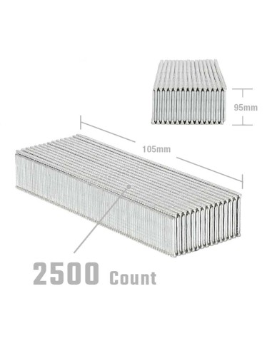 Grapas variadas, 20ga t50 10 mm, 12mm + clavos...